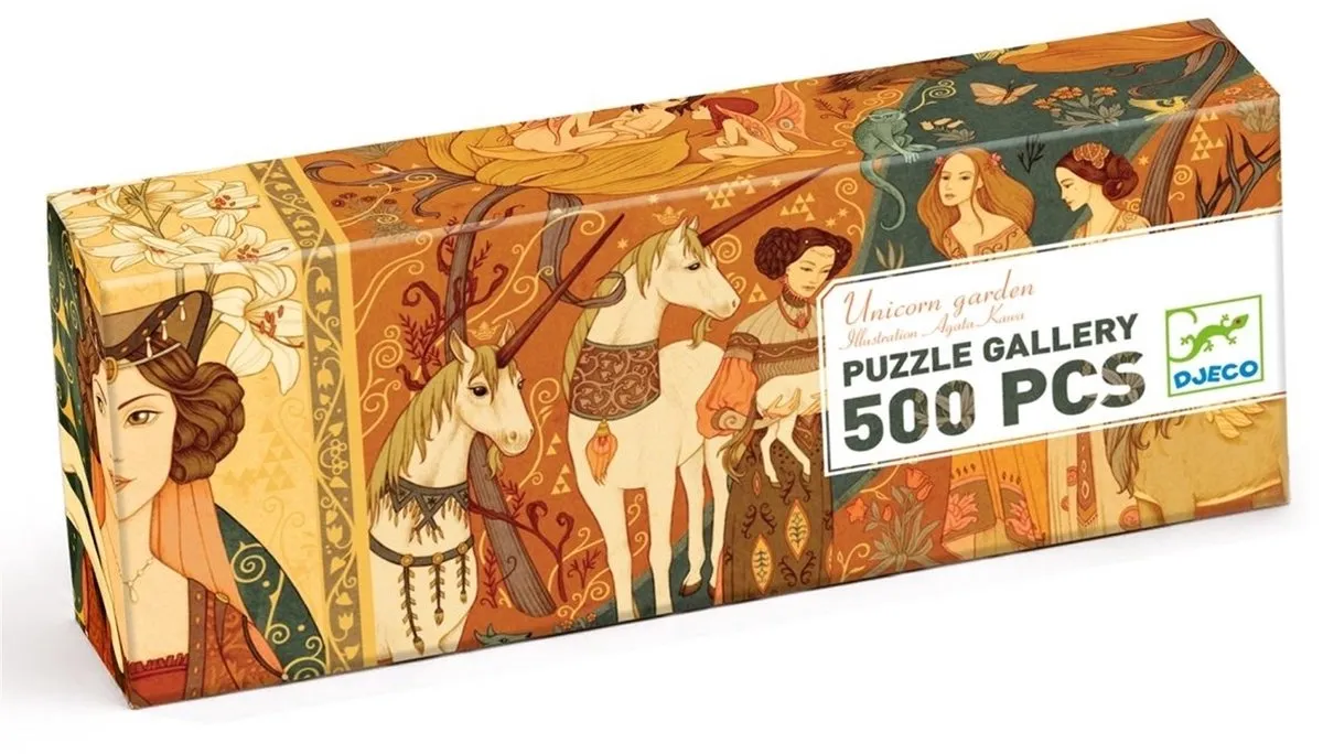Djeco Tuin van de Eenhoorn Puzzel 500 Stuks - DJ07624