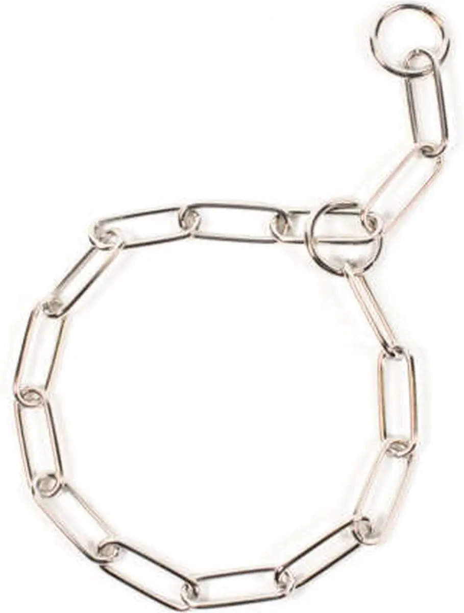 DuvoPlus Sliphalsband voor Honden - Verchroomd 70cm/4mm