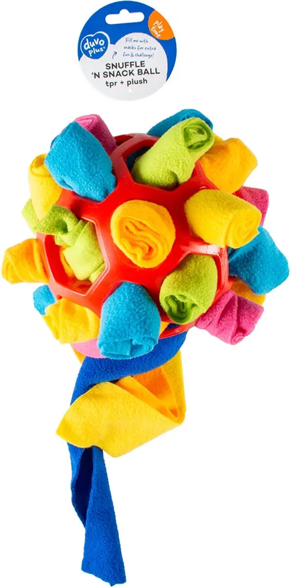DuvoPlus Snuffel- en Snackbal Meerkleurig