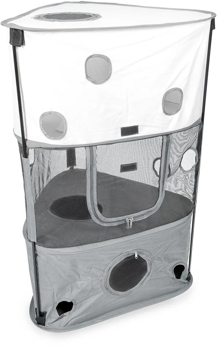 DuvoPlus Speeltent voor Katten 58x55x90cm