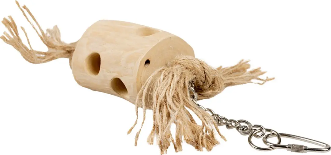 Duvo Vogelspeeltje Koffiehout S 24cm
