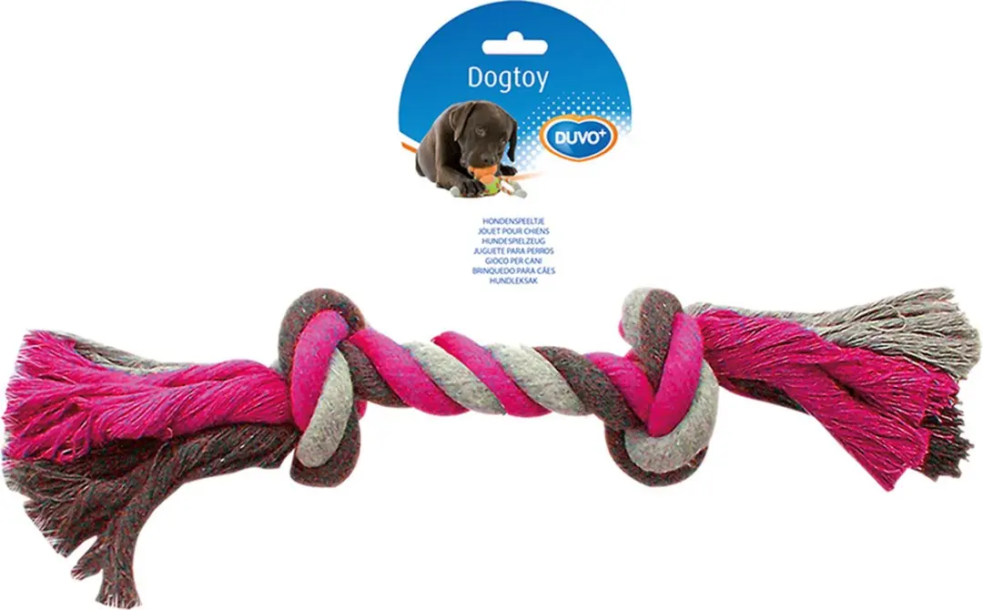 DuvoPlus Speelgoed Hond Knoop Katoen 45cm