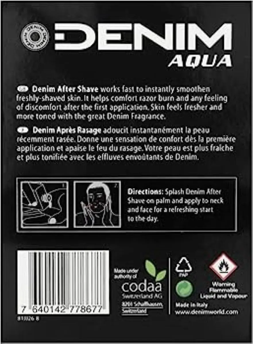 Denim Aqua Aftershave 100ml