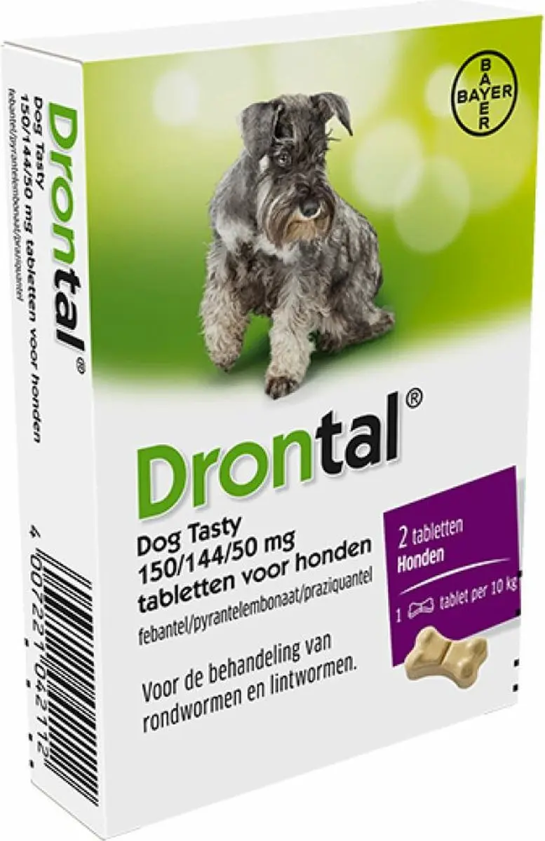 Drontal Dog Tasty Ontworming Tabletten 1g