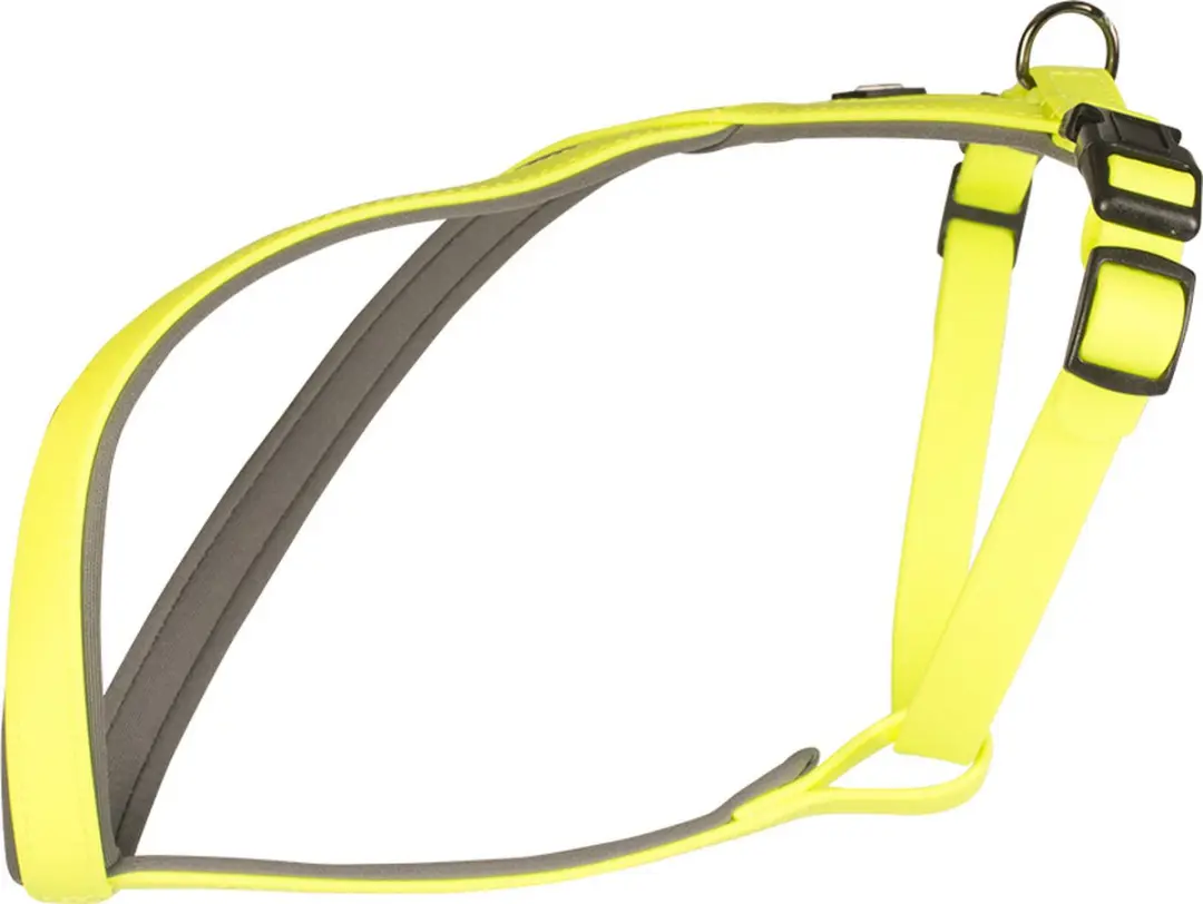 Duvo South Harnas PVC 80-100cm 25mm Neon Geel
