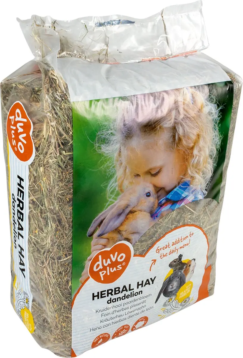 DuvoPlus Knaagdiervoer Kruidenhooi Paardenbloem 1kg