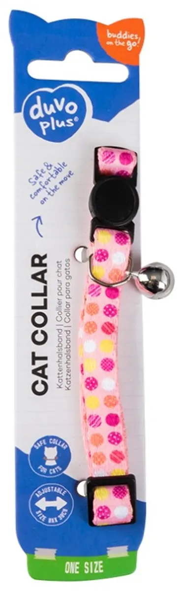Duvo+ Kattenhalsband Candy Nylon 20-30cm