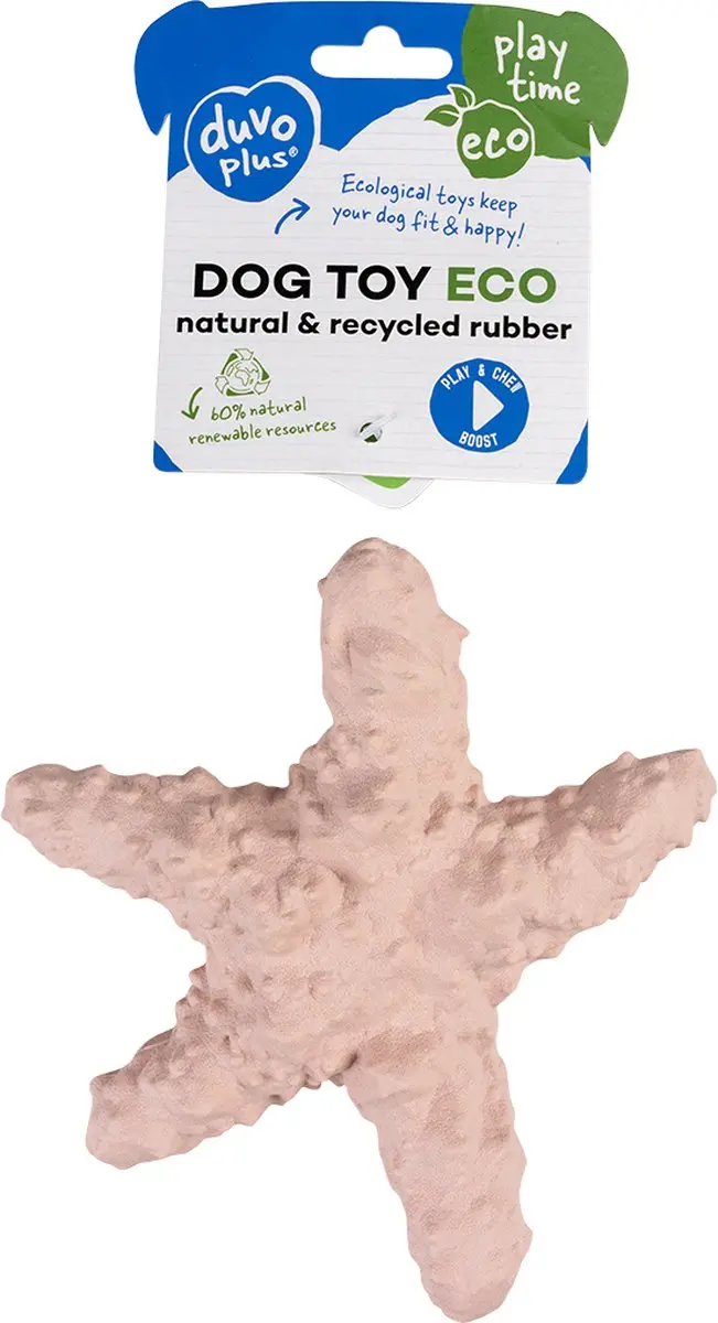 DuvoPlus Eco Rubber Zeester 15x15cm - Roze