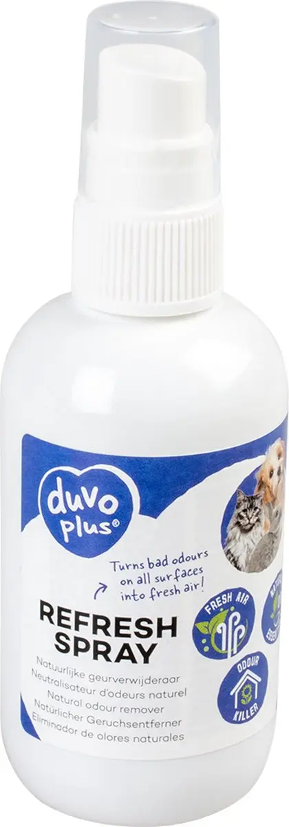 DuvoPlus Dieren Vachtverzorging Refresh Spray 100ml