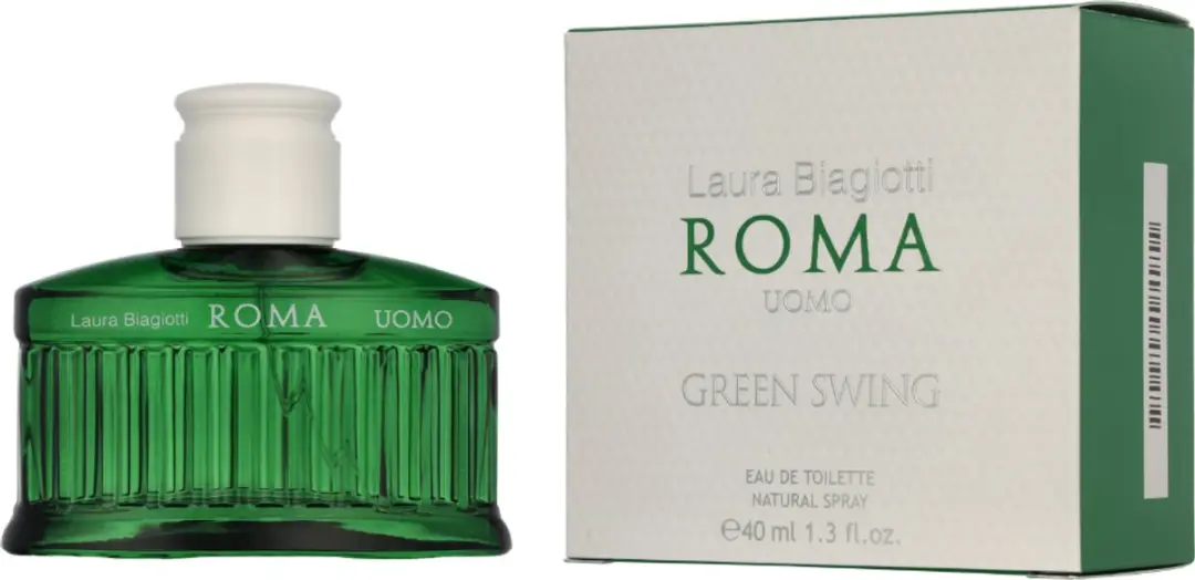 Laura Biagiotti Roma Uomo Green Swing Eau de Toilette 40ml - afbeelding 6 van 6