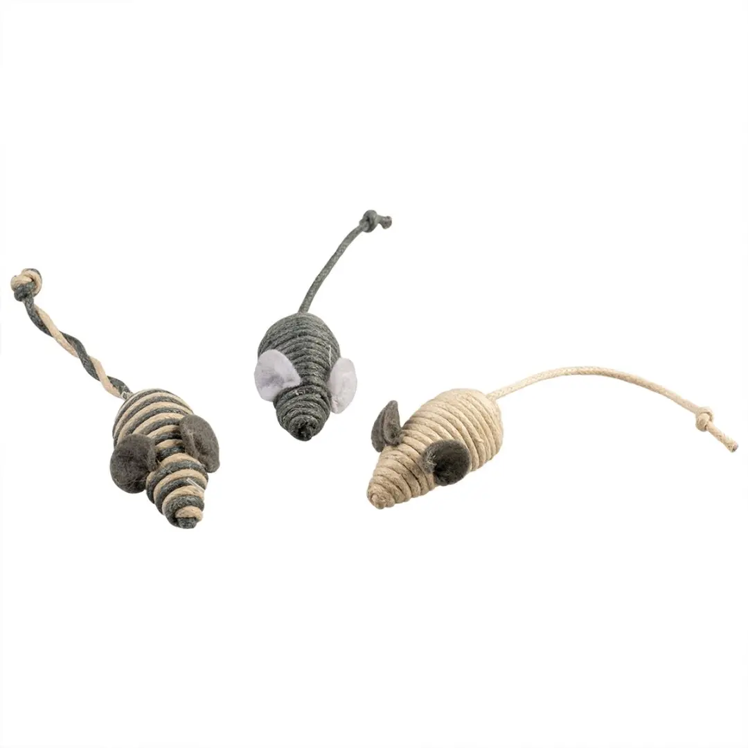 DuvoPlus Rope Kleine Muizen Speelgoed Kat