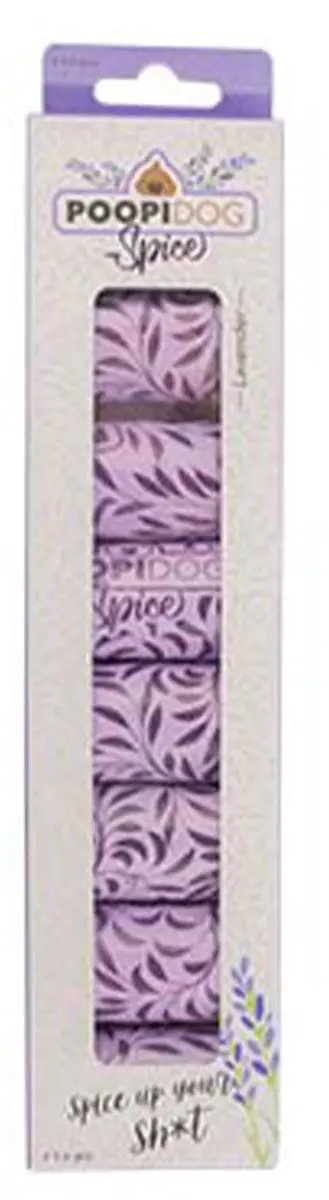 DuvoPlus Hondenpoepzakjes Spice Lavendel - 60 Stuks - Paars