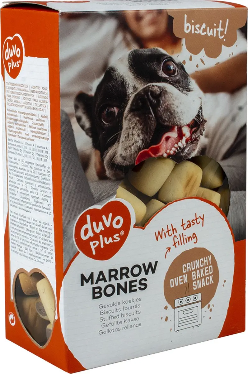 Duvo Mergpijpjes Hondensnacks 500g
