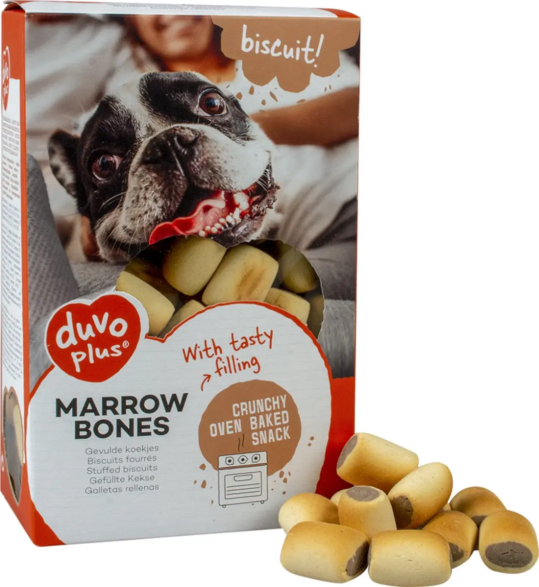 Duvo Mergpijpjes Hondensnacks 500g