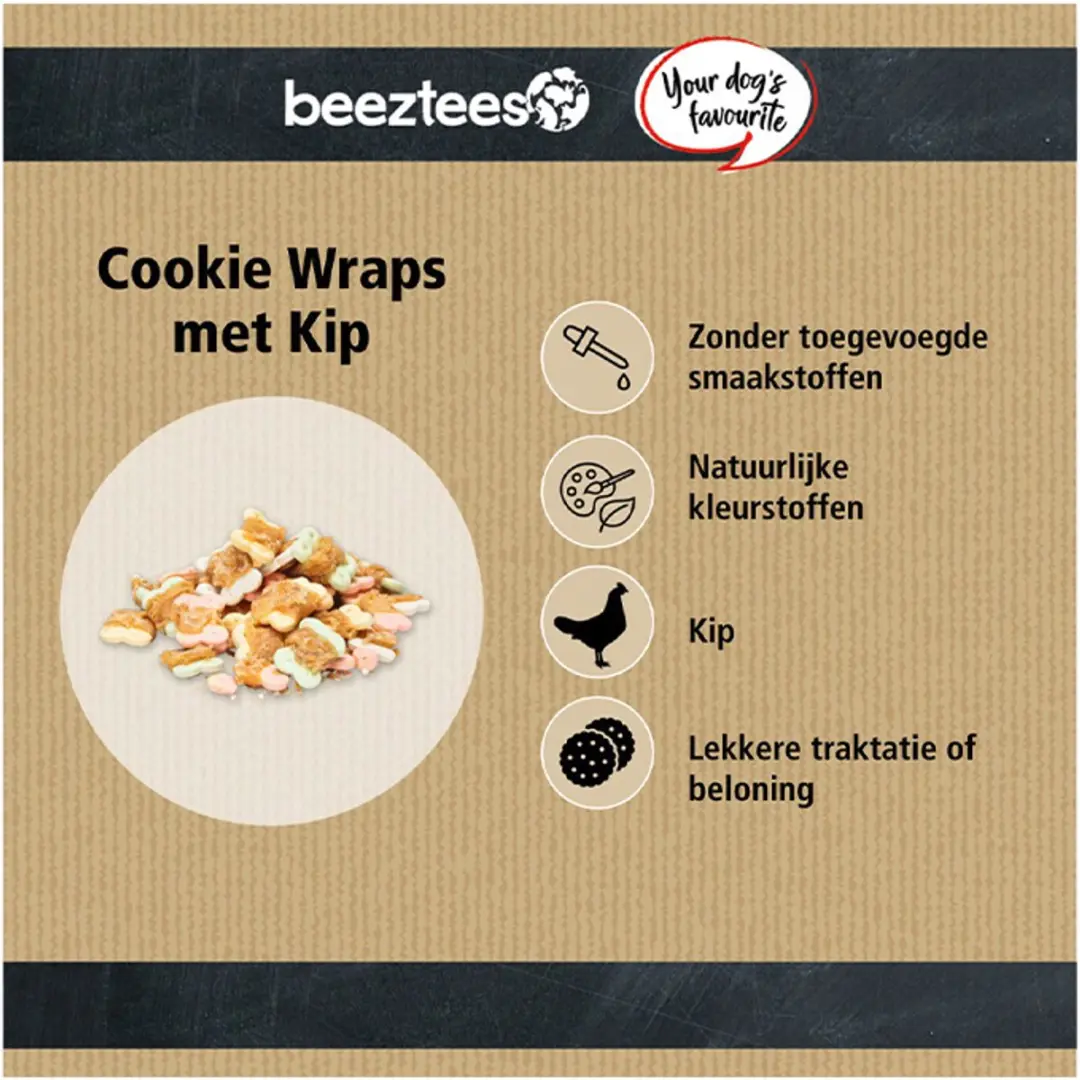 Beeztees Cocapet Hondensnacks Kip 800g
