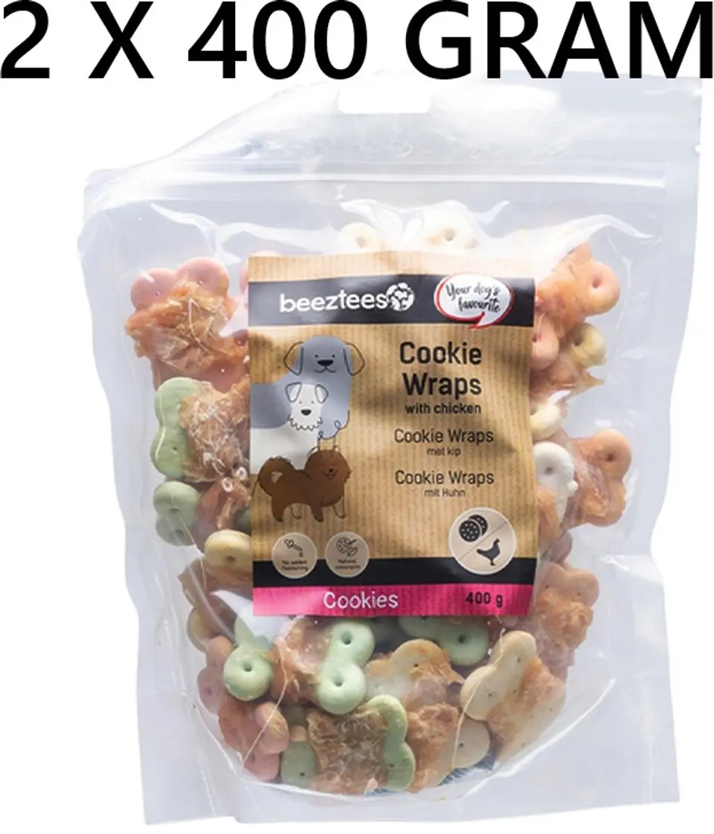 Beeztees Cocapet Hondensnacks Kip 800g