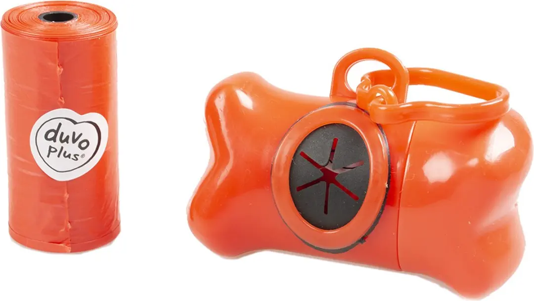 DuvoPlus Hondenpoepzakjes Dispenser Beentje 40 Stuks