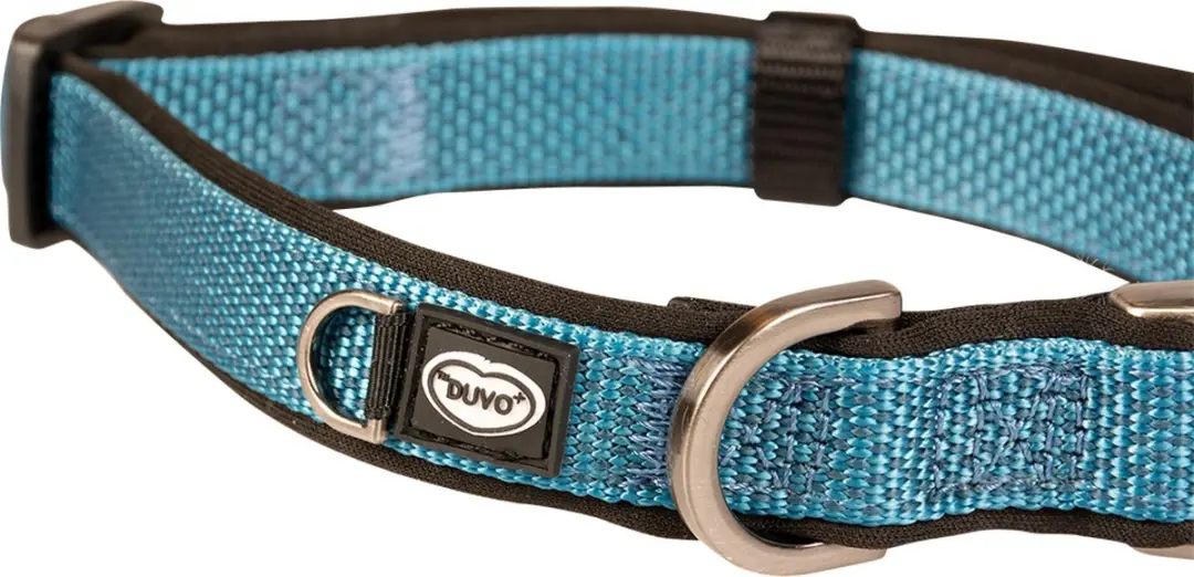 Duvo Halsband Hond North Petrol L - 15mm
