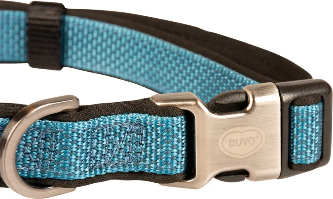 Duvo Halsband Hond North Petrol L - 15mm