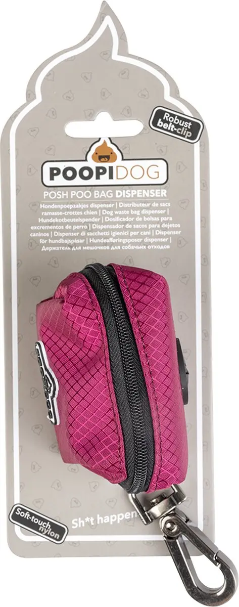 DuvoPlus Hondenpoepzakjes Dispenser - Paars