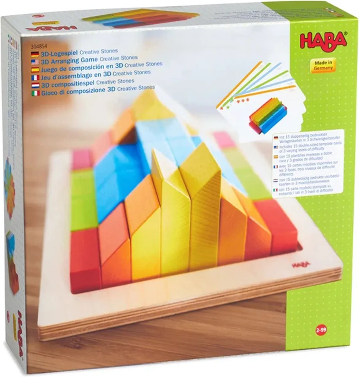 Haba Compositiespel Creatieve Stenen 28-delig - Meerdere kleuren