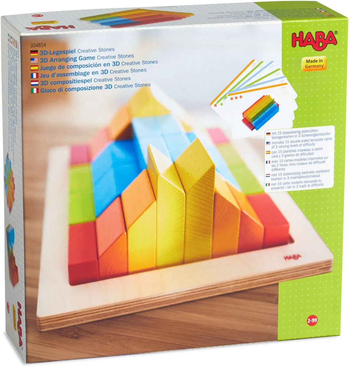 Haba Compositiespel Creatieve Stenen 28-delig - Meerdere kleuren