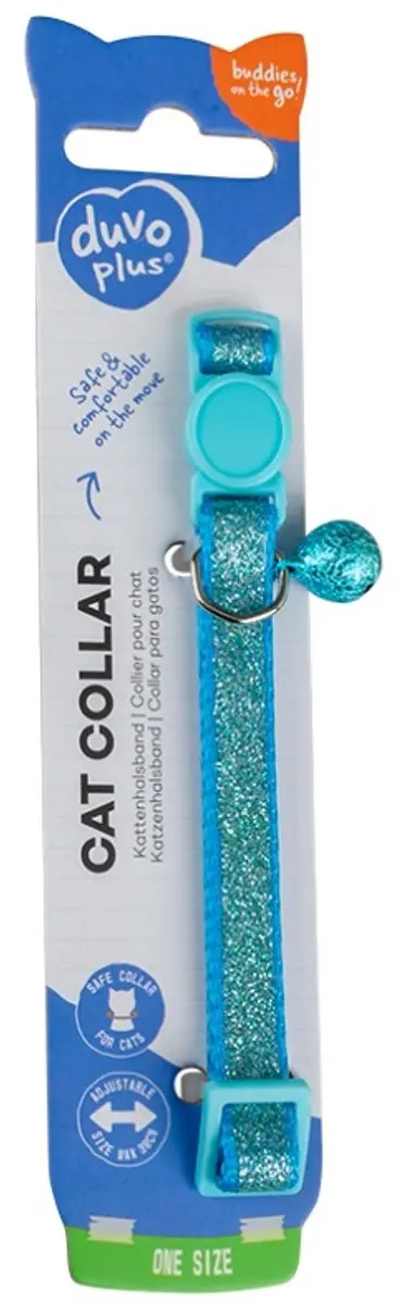 Duvo+ Kattenhalsband Glitter Nylon 20-30cm