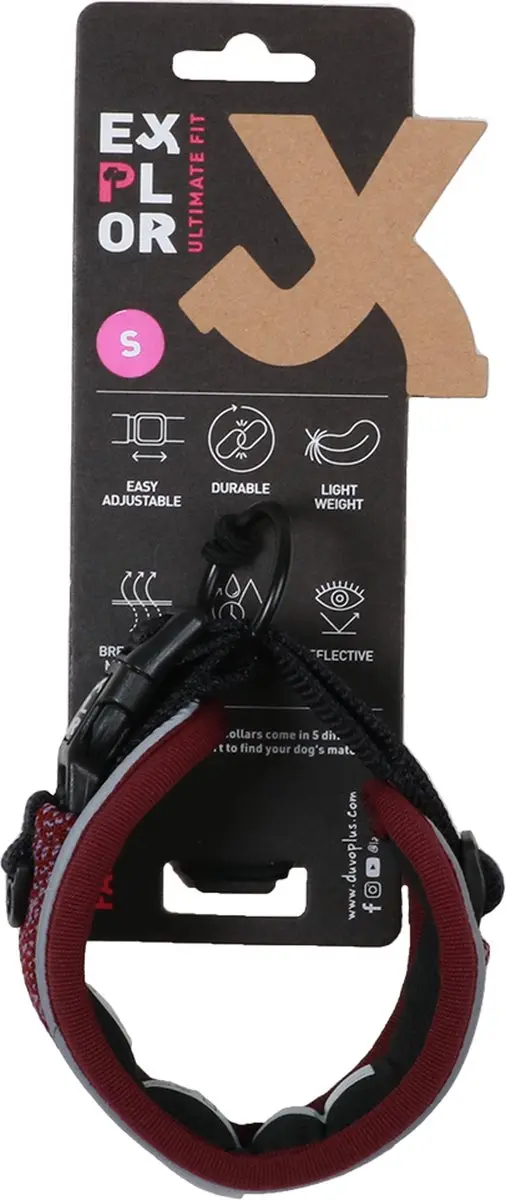 Duvo Plus Ultimate Fit Control Halsband - 34-38cm Plum Purple