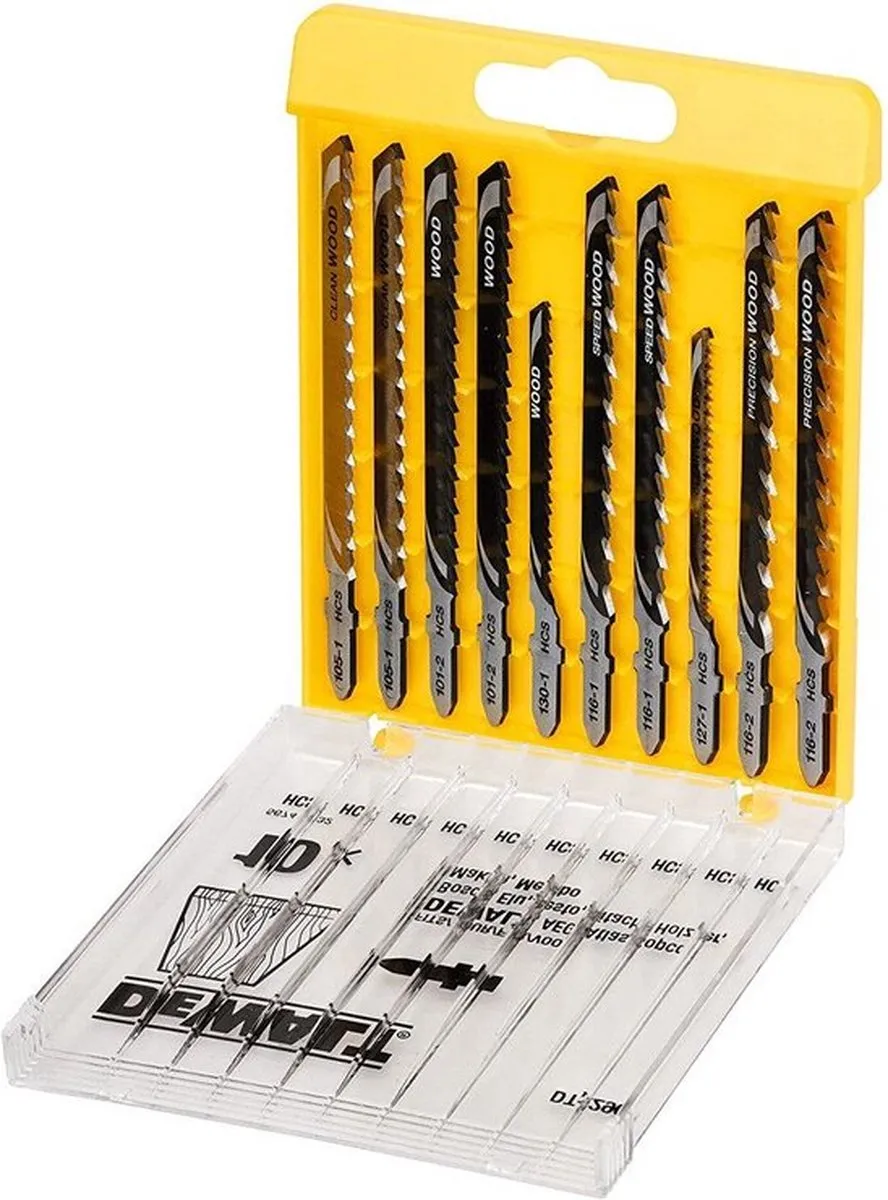 DeWalt DT2290 Decoupeerzaagbladen - 10 Stuks - Hout - afbeelding 6 van 6