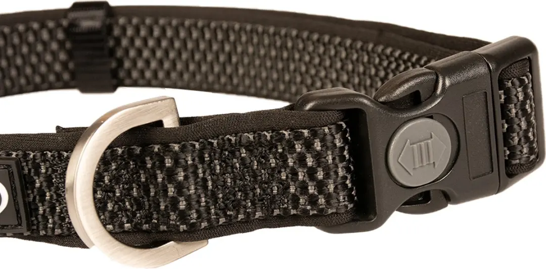 Duvo+ East Halsband Nylon Zwart S 20-35cm