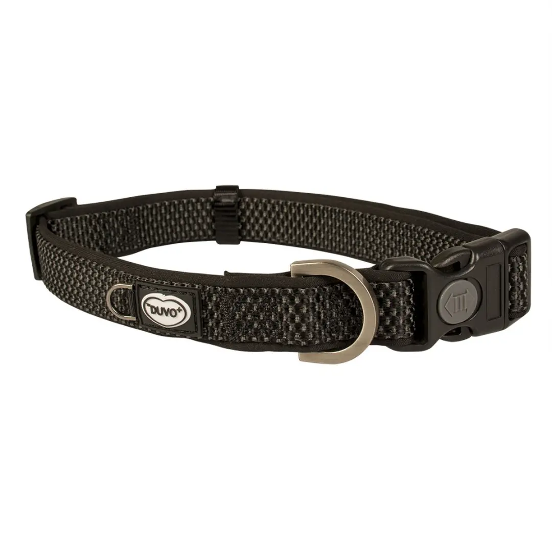 Duvo+ East Halsband Nylon Zwart S 20-35cm