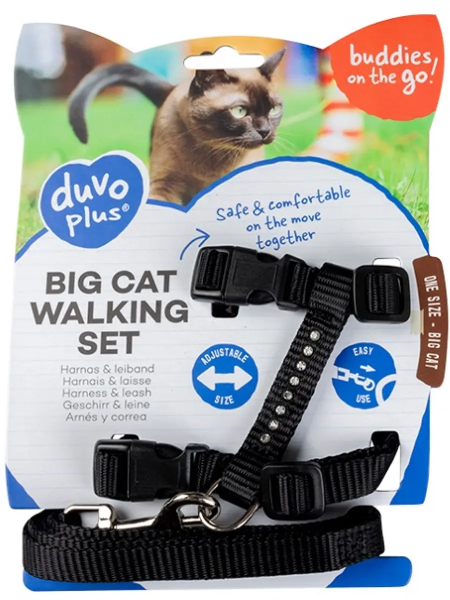 Duvo+ Grote Kat Wandelset Diamanten 30-50cm/12mm