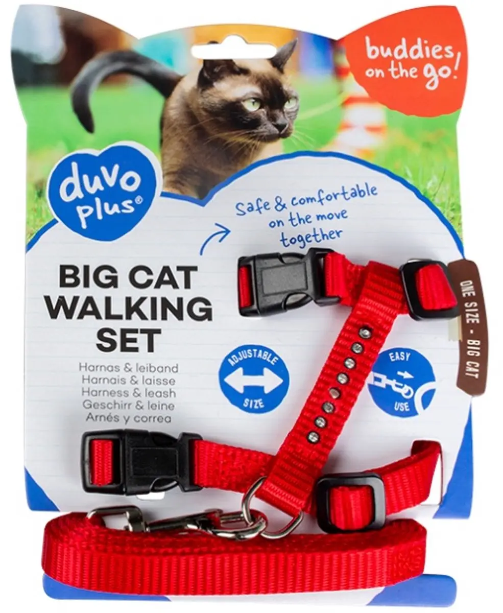 Duvo+ Grote Kat Wandelset Diamanten 30-50cm/12mm - 125cm