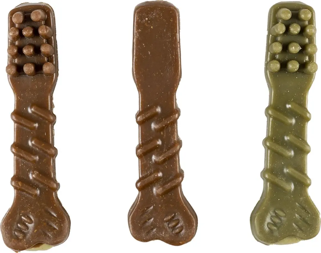 DuvoPlus Chew! Gevulde Dental Tandenborstels 11 Stuks - 400g Gemengde Kleuren
