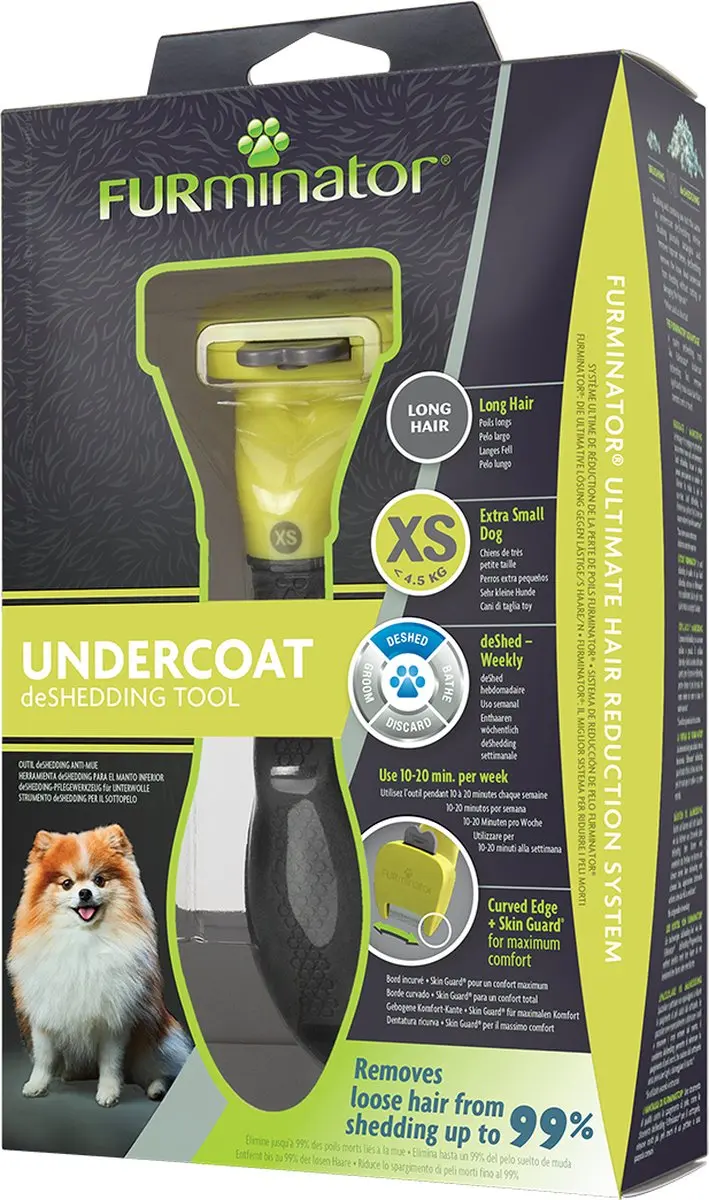 Duvo Furminator Hond Lang Haar Geel XS