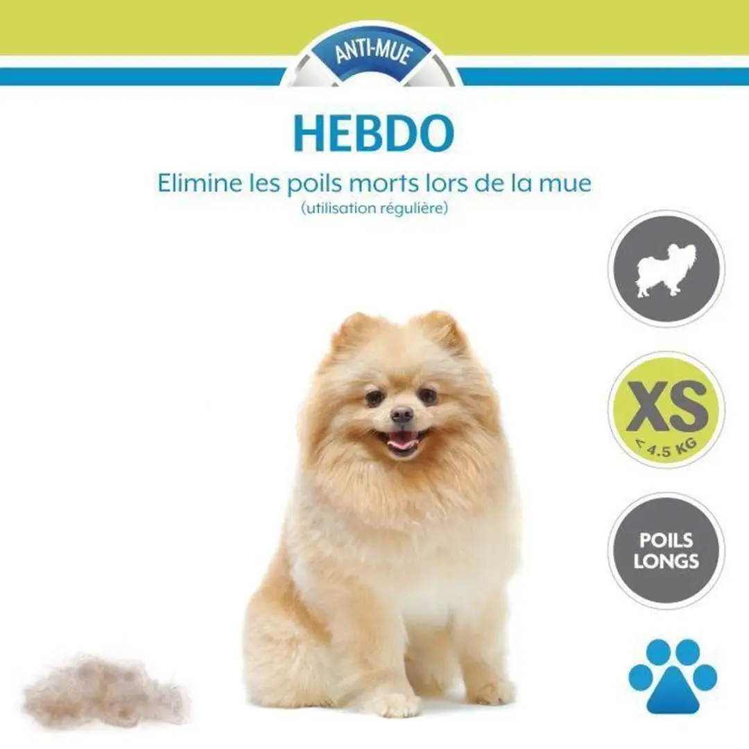 Duvo Furminator Hond Lang Haar Geel XS
