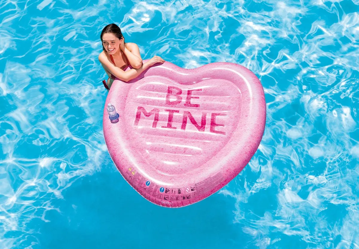 Intex Candy Heart Island - Roze