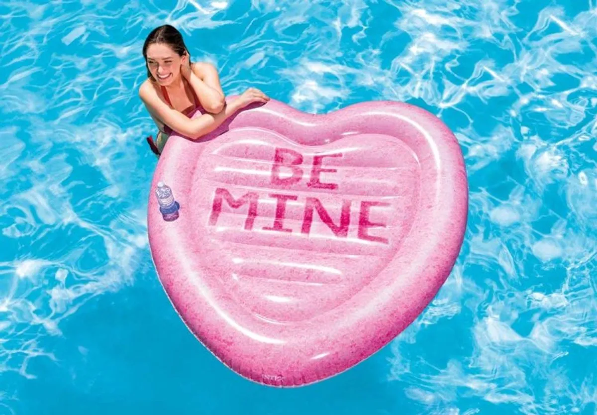 Intex Candy Heart Island - Roze
