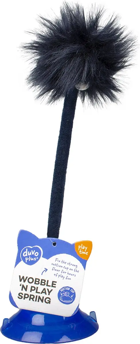 Duvo+ Wobble N Play Kattenspeelgoed - 31,5x10,3x10,3cm Blauw