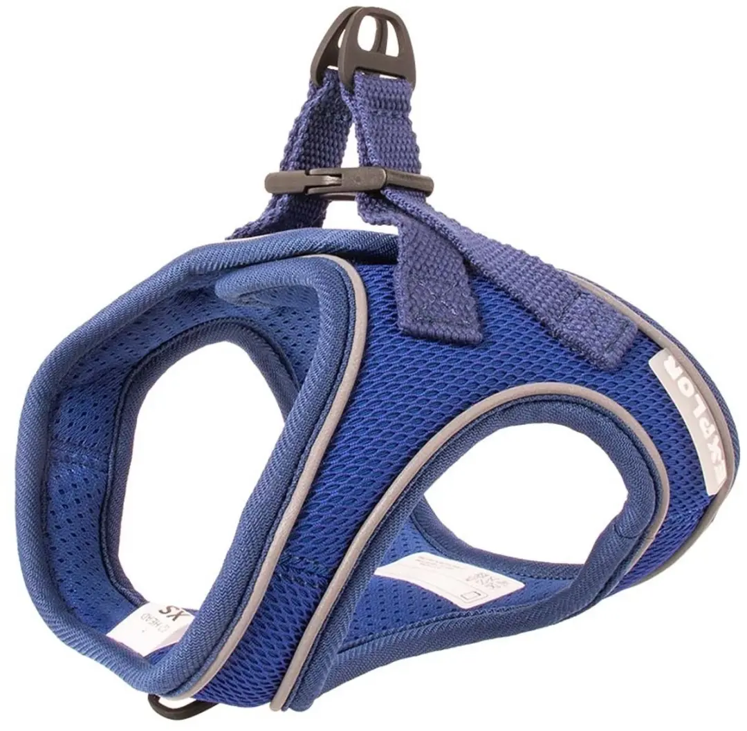 Duvo+ Ultimate Fit Hondenharnas Blauw XXXS