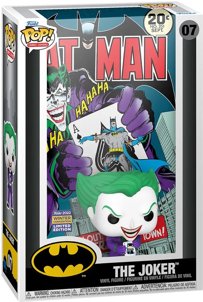 Funko Batman POP! Comic Cover Joker Back in Town 65349 - 9cm - afbeelding 2 van 3