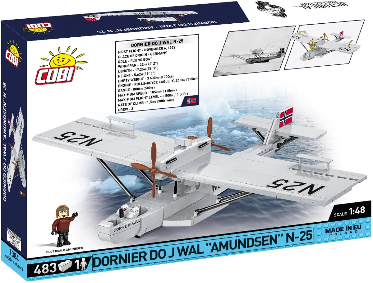 Cobi 1384 Dornier DO J Wal Amundsen N-25 - 478 Stukken