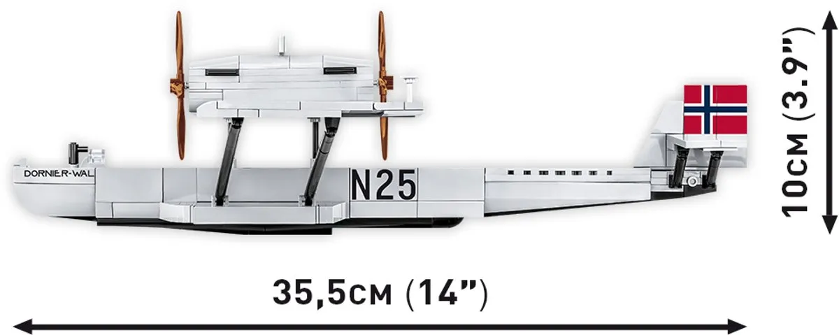 Cobi 1384 Dornier DO J Wal Amundsen N-25 - 478 Stukken