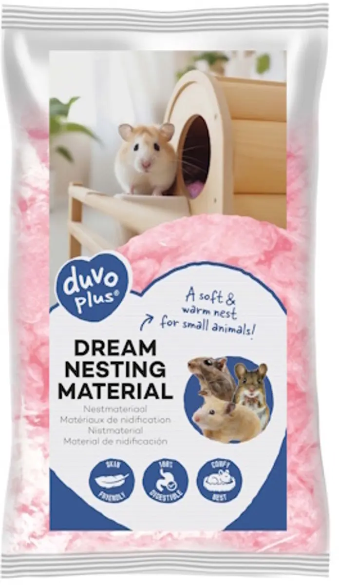 Duvo+ Nestmateriaal Dream Roze 100g