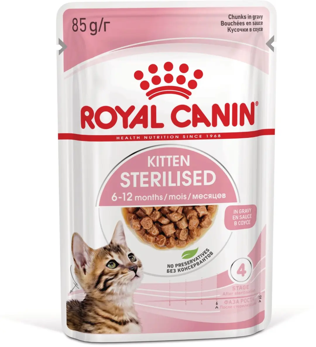 Royal Canin Kitten Sterilised Salsa - 12x85g