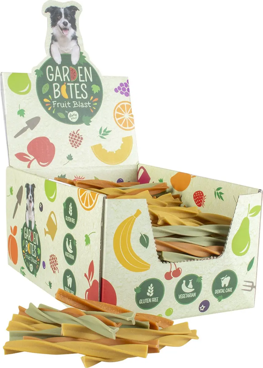 Duvo Garden Bites Fruity Dental Swirls 13cm