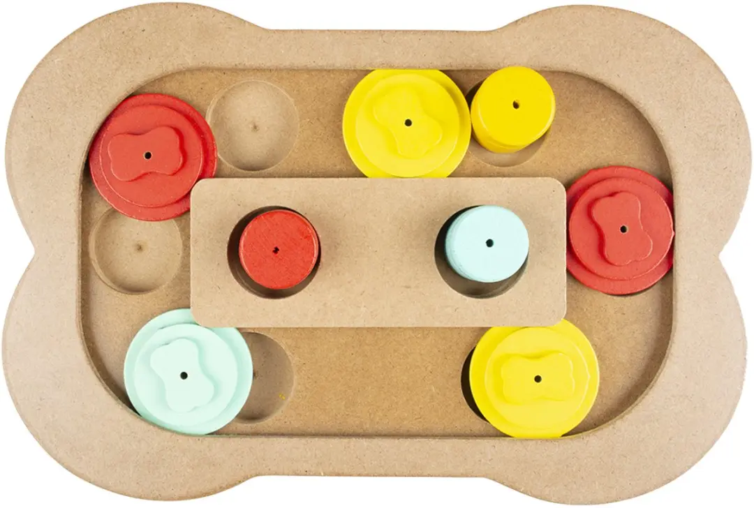 DuvoPlus Slide 'n Snack Puzzle Hond - Meerkleurig