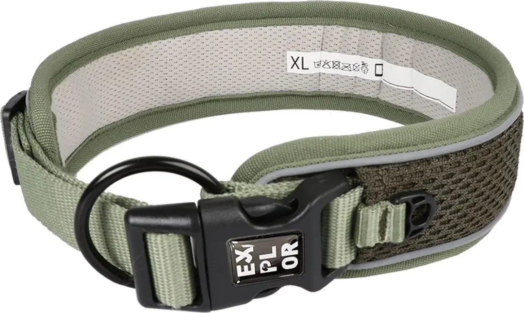 Duvo Duvoplus Halsband Ultimate Fit Control Classic M - 39-44cm - Undercover Green