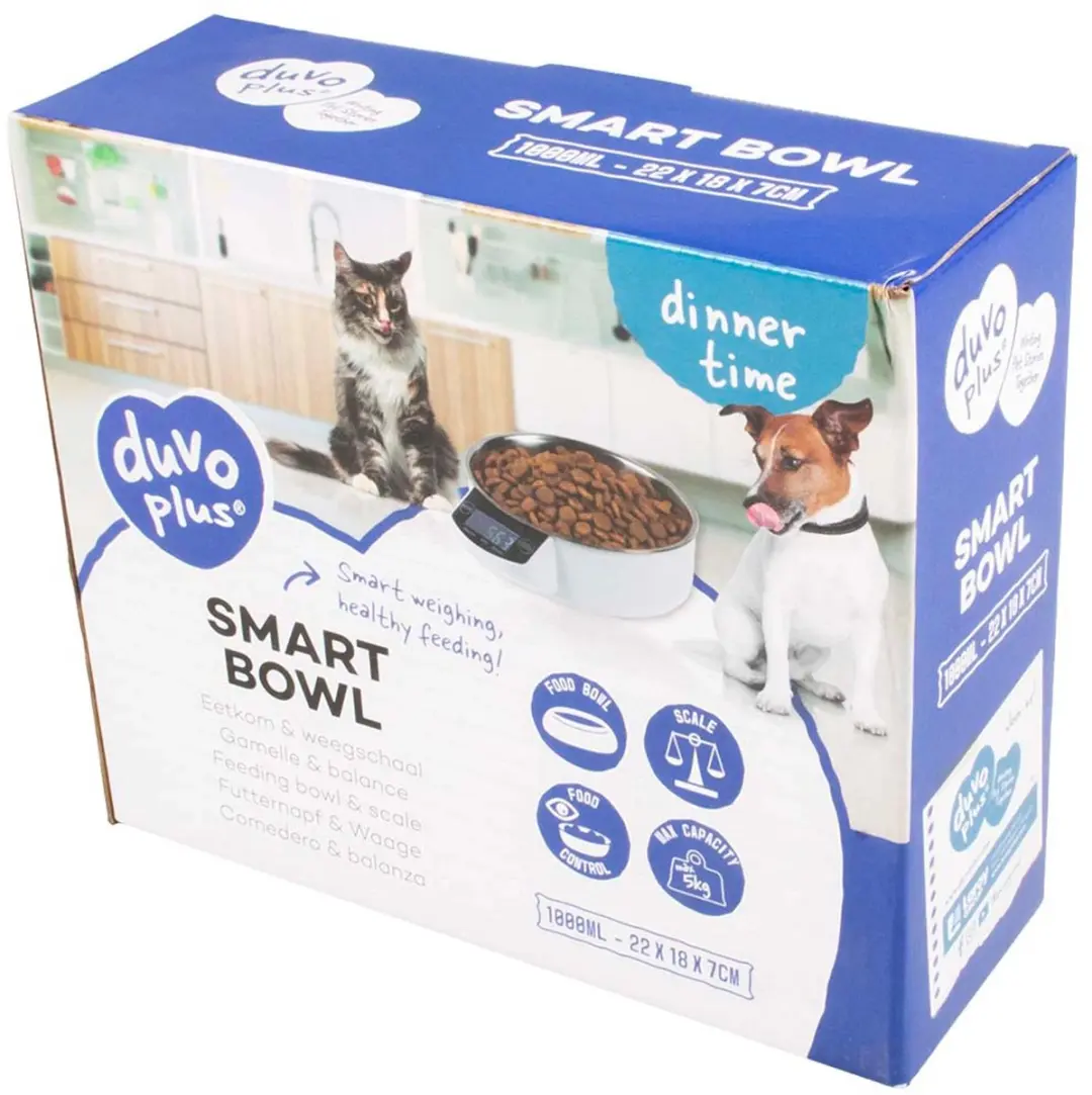 Duvo+ Smart Bowl 1000ml - Wit
