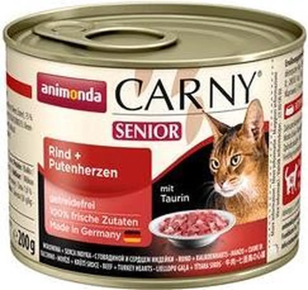 Animonda Carny Senior Rund/Kalkoen - 6x200g